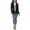 Women's Elegant Casual Long Sleeve Elastic Cardigan Lightweight Solid Knitted