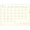 Daigo E9612 Planner, 2025 Schedule Book, Mill Weekly Blue, Starts