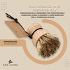 ENA Living Wooden Pot Brush | Sustainable FSC-Certified Beechwood and