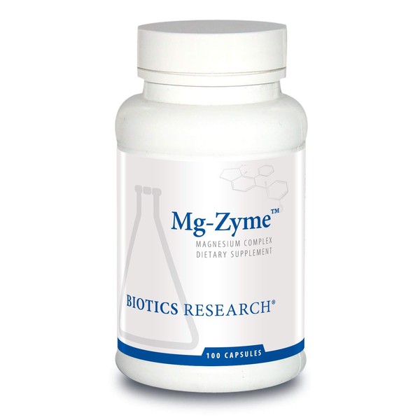 Biotics Research Mg-Zyme Magnesium Glycinate Improves Sleep, Promotes Relaxation, and Supports Overall Cardiovascular Health, 100 Capsules