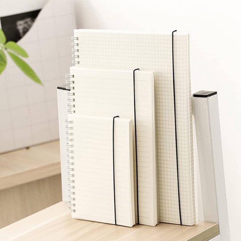 Shulaner A6 Small Spiral Notebook Lined, 80 Sheet Lined Paper