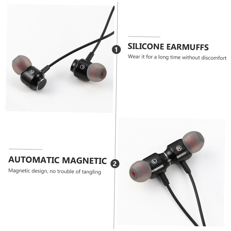 KOMBIUDA Earbuds with Mic Control in Ear Headphones for Phone