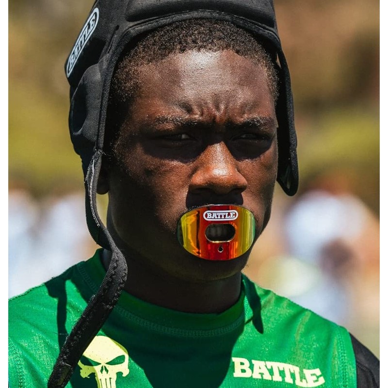 Battle Protector bucal de oxígeno para adultos y jóvenes (azul