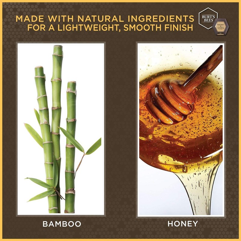 Burt's Bees 100% Natural Origin Mattifying Powder Foundation, Sand, 0.3