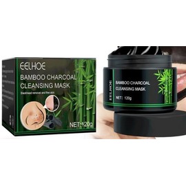 wishstream Blackhead Remover Mask, Peel Off Face Mask, Bamboo Charcoal Peel Off Black Mask, Deep Cleansing Facial Mask