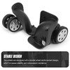 Volein 1 Pair Luggage Wheels Replacement Black Suitcase Wheels Replacement