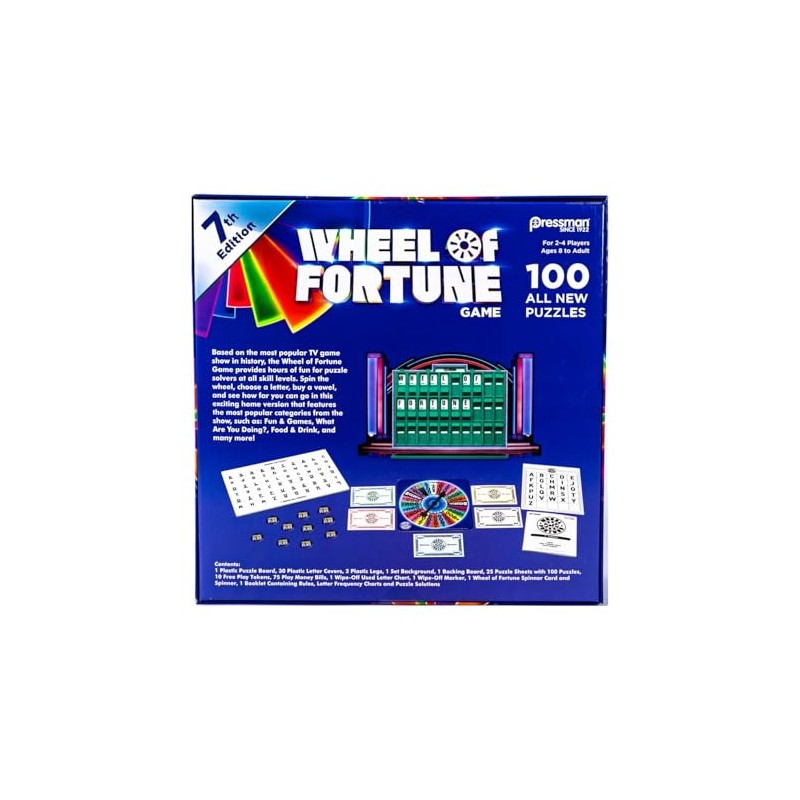 Wheel of Fortune Game: 7th Edition - Spin The Wheel,