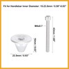 Partuto Pair Aluminum Alloy Bicycle Bike Handlebar End Plugs Silver