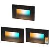 CLOUDY BAY 120V 5CCT Dimmable LED Indoor Outdoor Step Light,2700K/3000K/3500K/4000K/5000K,Stair