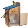 Blue Bird Houses for Outside - Durable Birdhouses for Outdoors