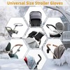 Stroller Hand Muff Gloves, Waterproof Handlebar Mitts with Fleece Lining,