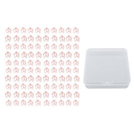 100pcs Adorable Animal Paper Clips Funny Scrapbook Paper Clips Small Interesting Bookmark Clips for Notebooks Envelope