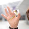 4 Pcs Crystal Optical Glass Prism, 30mm Triangular Prism for