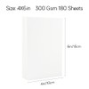 rugwioyu Watercolor Paper Pad 140lb/300gsm 4x6 inches 30 Sheets White