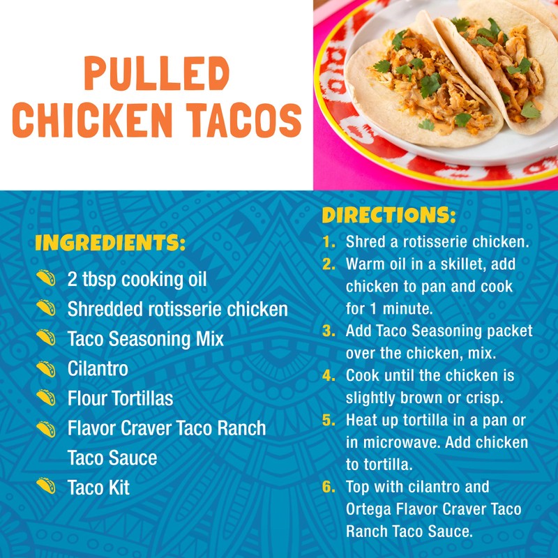 Ortega Grande Taco Kit, 12 Taco Shells & 8 Tortillas,