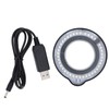LED Polarized Ring Light Brightness Adjustable Anti Glare Oil Proof