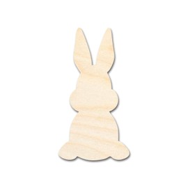 Unfinished Sitting Bunny Shape | Easter | DIY Craft Cutout | up to 46" DIY 7" / 1/8"