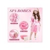 Suministros Para Fiestas De Spa Bunnycool Kids Con Batas, La