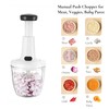 Manual Food Chopper Hand Push Express Vegetable Dicer Mincer Sharp