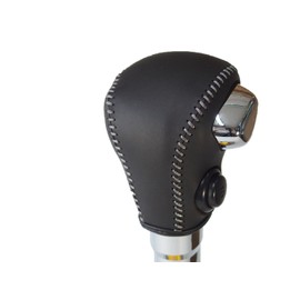 Tricolor EX MH35/55 Wagon R MA36 Solio Black Leather x Gray Silver S 3S-36 DIY Shift Knob Genuine Leather Replacement Kit 1BK3S36B1B1H