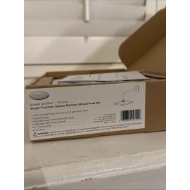 Premier 8” Single Function RainCan Shower Head Set Chrome New