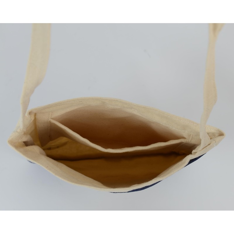 Friends Hill KS-334-316 Maekake Shibata Mini Shoulder Bag, Navy