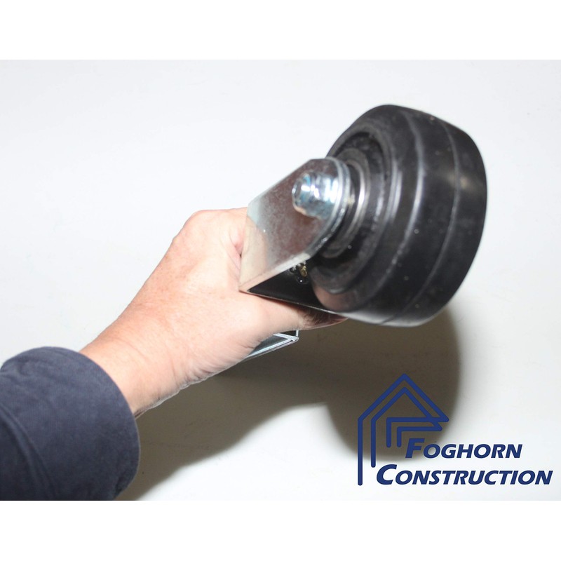 220 lb Heavy Duty Gate or Door Caster - Spring