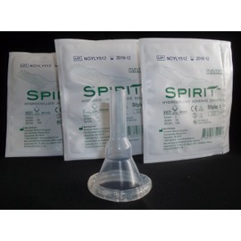 Urinary Incontinence Kit, One-Week, 7-Condom Catheters Self-Seal External 25mm (Small), Premium Leg Bag 1000ml Tubing, Straps & Fast and Easy Draining