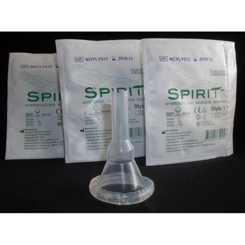 Urinary Incontinence Kit, One-Week, 7-Condom Catheters Self-Seal External 25mm (Small),