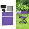 Director Chair Cover Replacement with Storage Bag Canvas Seat Chair