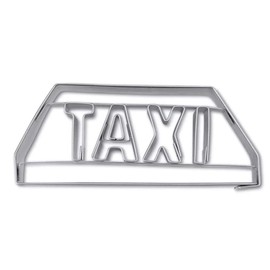 Staedter Embossing Taxi Cookie Cutter, Stainless Steel