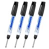 4 PCS Deep Hole Marker Pens, Waterproof Long Head Marker