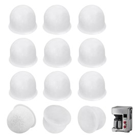 12-Pack Water Filter Pods for Wolf Gourmet Coffee Maker, Replacement Filters Compatible with Wolf Gourmet WGCM100S WGCM110S WGCM120S, Activated Carbon Coffee Filter