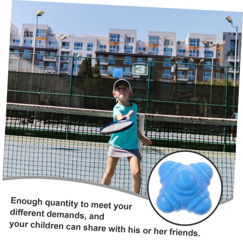 SUPVOX 6pcs Hexagonal Reaction Balls for Agility Training Durable Exercise