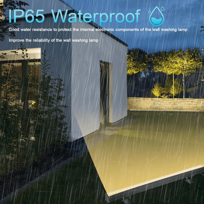 RSN LED Wall Washer Light 36W3000K Linear Light Waterproof IP65