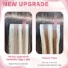 MioYio Invisible Tape in Hair Extensions Human hair 100% Remy