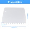 Bonsicoky 2 PCS Plastic Trowel Notched Glue Spreader - 0.4"