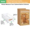Pull out Cabinet Organizer Fixed with Adhesive Nano Film,Heavy Duty