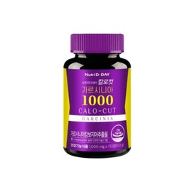 Nutri D Day Caloric Cut Garcinia High Content 1000 112 Tablets, 1 Piece / 뉴트리디데이 칼로컷 가르시니아 고함량 1000 112정, 1개
