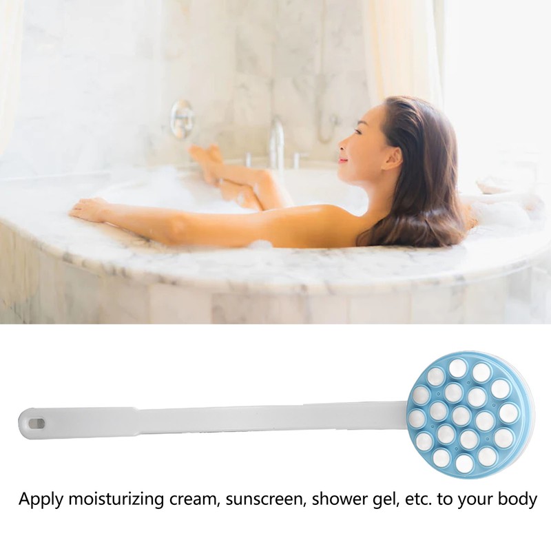 Lotion Applicator Massager Long Shower Bath Brush Roll On Dispenser