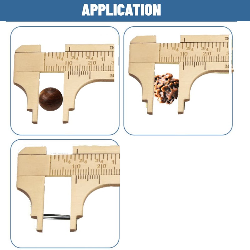 Mini Vernier Vernier, 1-Piece Mini Retro Brass Vernier, Vernier, Double