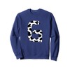Creative Bold Marker Letter G - Cow Pattern Design Sweatshirt