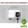 WK Electrical - Universal Weatherproof Outdoor Double Enclosure, IP65 Rated
