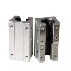 Coavoo SBR12LUU 베어링 블록 선형 모션 샤프트 가이드 슬라이드 레일용 2Pcs 12mm 개방형 롱 슬라이딩 볼 Coavoo SBR12LUU Bearing Block Linear Motion Shaft Guide Slide Rail for 12mm Open Type Long Sliding Ball 2Pcs