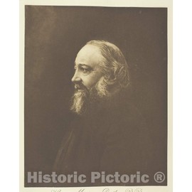 Historic Pictoric Photo : The Very Reverend Dr. Butler (Master of Trinity, Cambridge), Henry Herschel Hay Cameron, c 1865, Vintage Wall Decor : 18in x 24in
