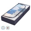 WENKO Unterbettkommode Comfort - Unterbett-Aufbewahrungstasche mit Sichtfenster, Polyethylen-Vinylacetat, 105 x