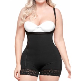 Sonryse 046ZL Postpartum Girdle Butt Lifter Tummy Control Shapewear Women Fajas Colombianas Postparto Reductoras Moldeadoras Black M