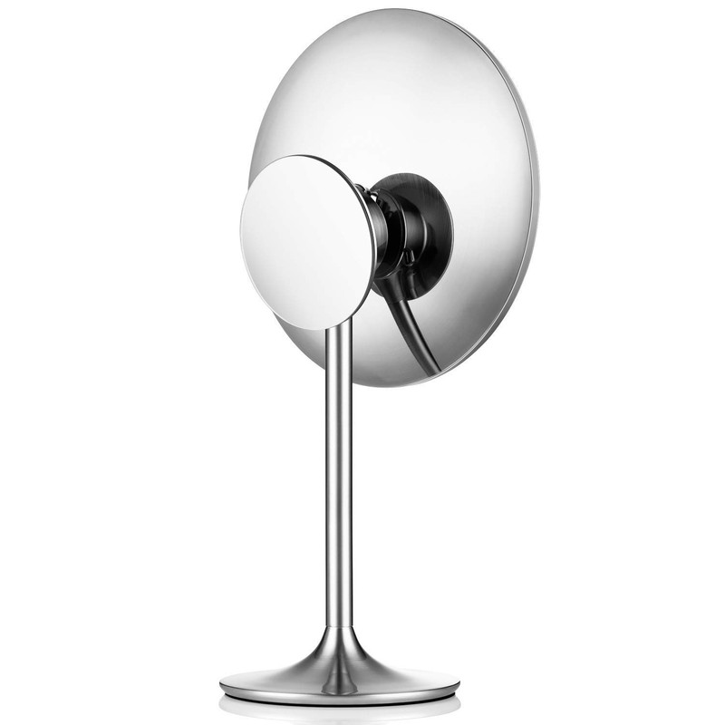 Miusco 9" Lighted Makeup Mirror Pro, 5X + 10X Magnification,