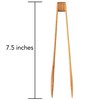 Stylish Hand Carved Salad or Bread Teak Wood Kitchen Tongs