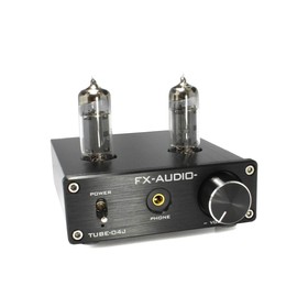 FX-AUDIO- TUBE-04J [Black] Vacuum Tube Hybrid Premain Amplifier Vacuum Tube + Digital Amplifier IC